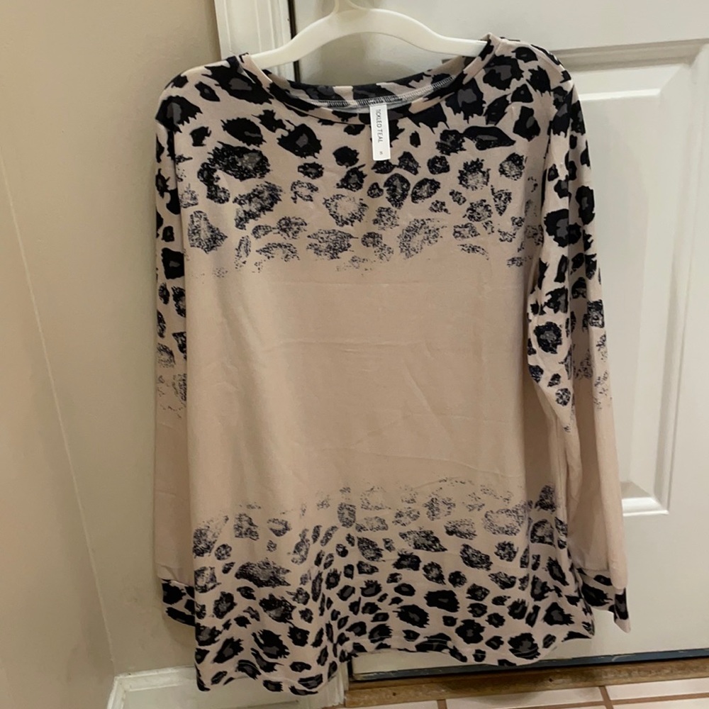 Leopard print tunic